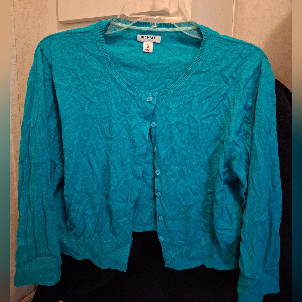 Old Navy Women's Vibrant Blue Cardigan